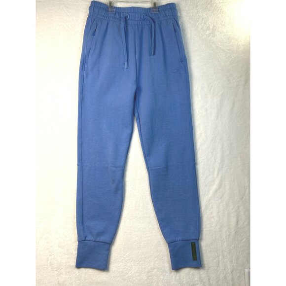 Lacoste Mens Joggers Blue Size 34 Sweatpants Logo Cuffed High-End Loungewear - Picture 2 of 15